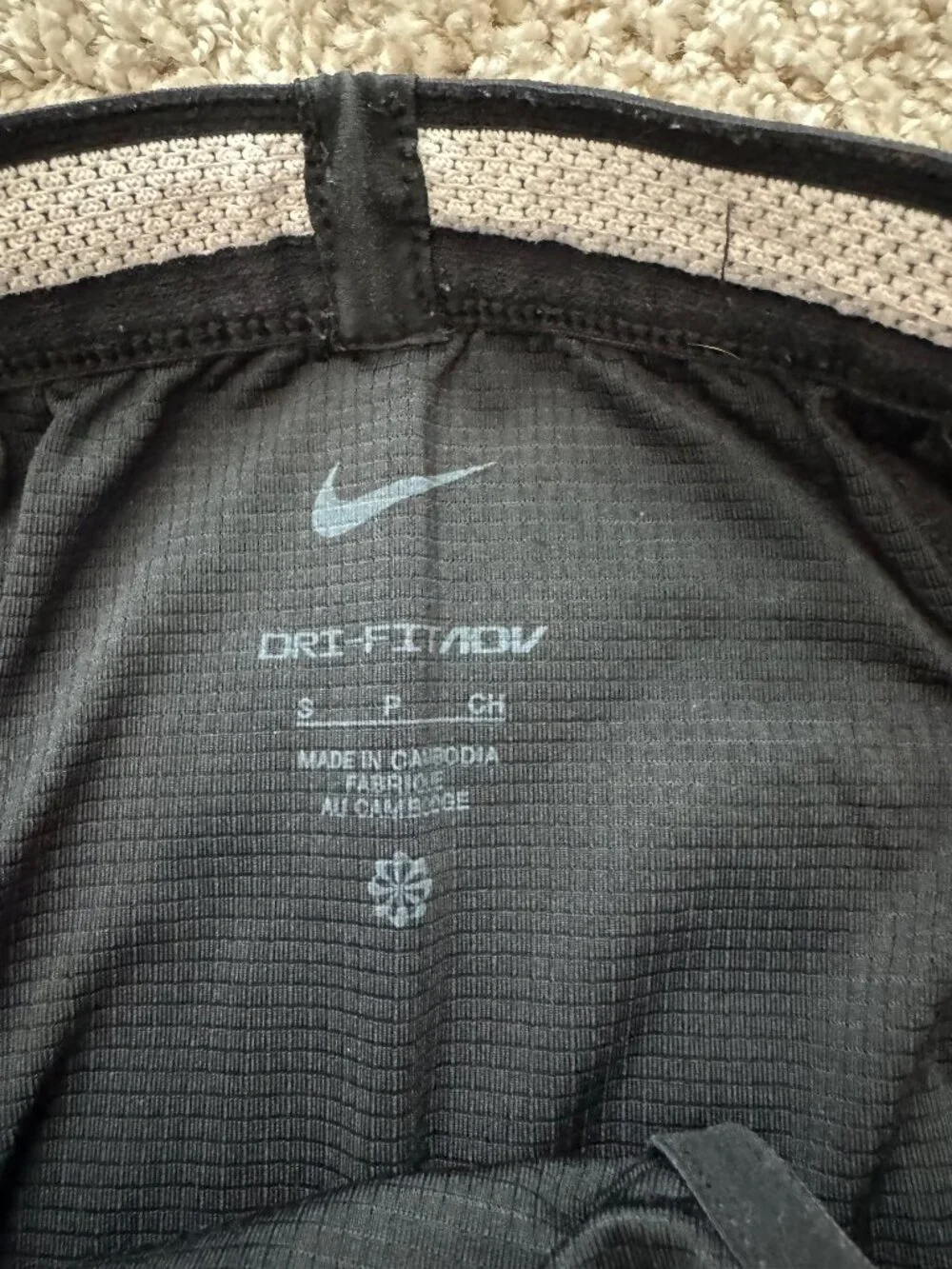Nike Mens Black Aeroswift Half Tights Running Size S - Picture 2 of 5